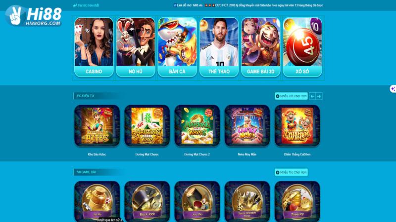 Các loại poker hi88 phổ biến