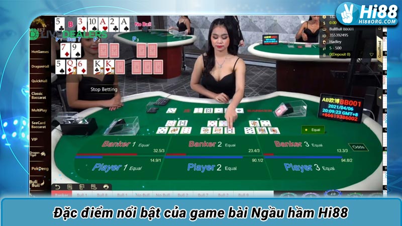 Đặc điểm nổi bật của game bài Ngầu hầm Hi88