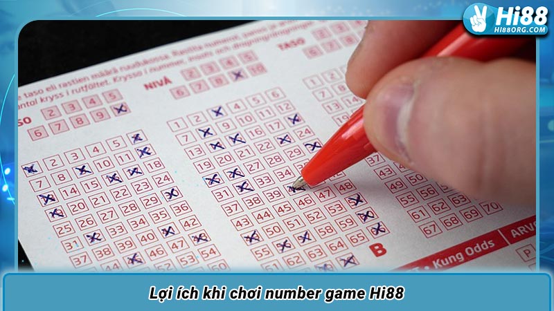 Lợi ích khi chơi number game Hi88